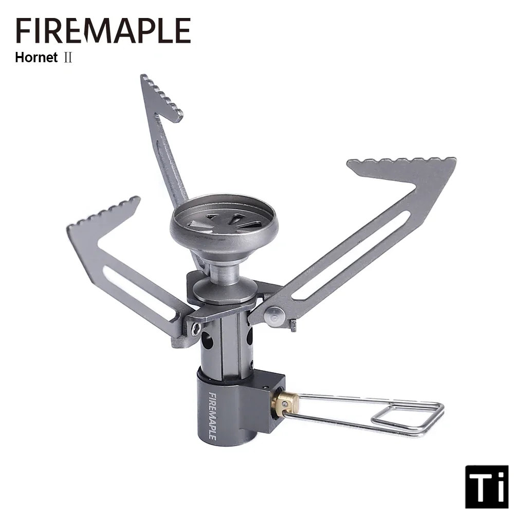 Réchaud à gaz Fire Maple Hornet II Titanium - Compact et ultraléger pour le camping, la randonnée et le cyclotourisme