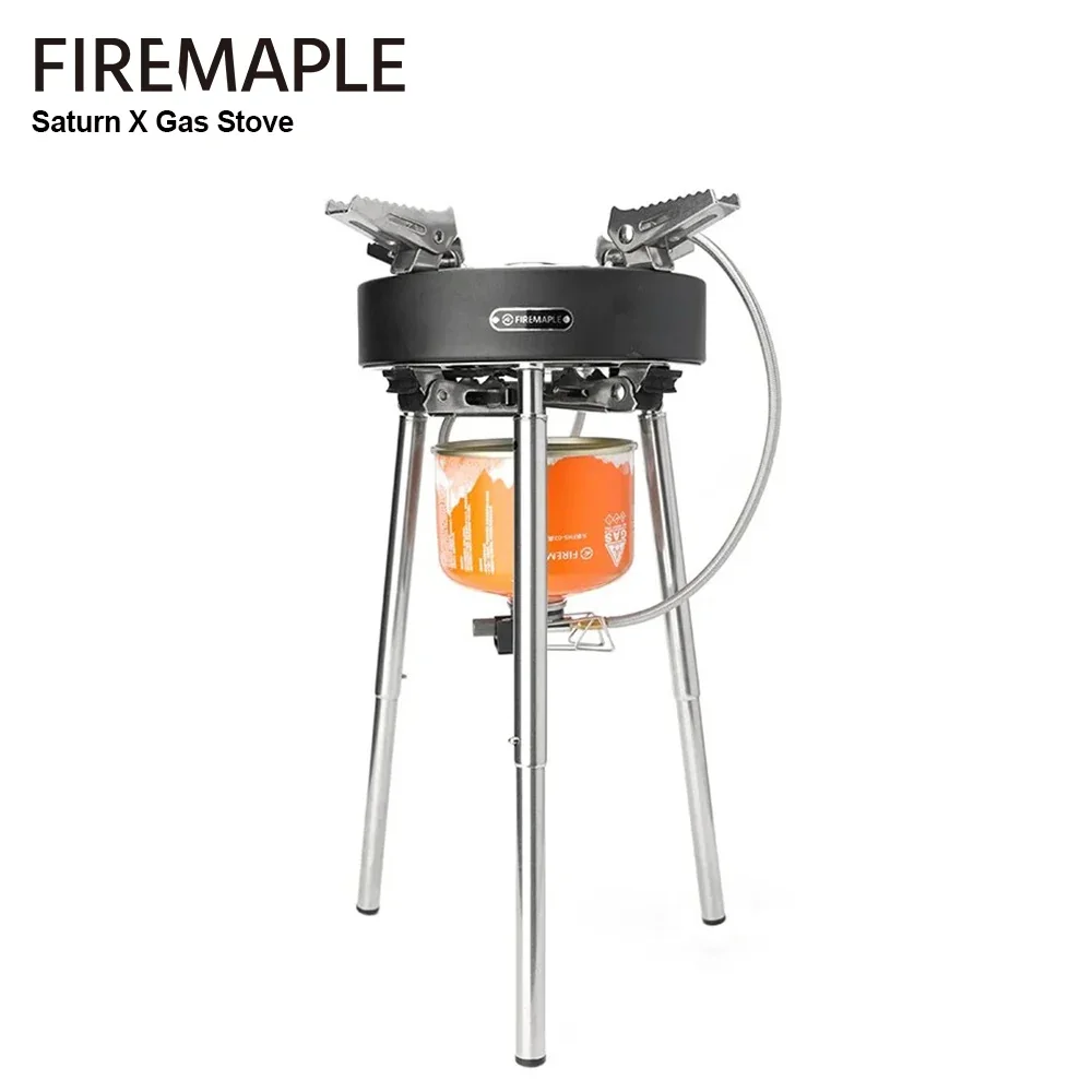 Réchaud à gaz haute puissance Fire Maple Saturn X 11000W avec brûleur à gaz divisé et double préchauffage, idéal pour le camping et la randonnée en...