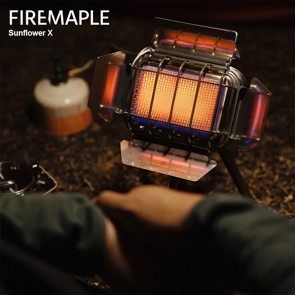 Réchaud à gaz de camping Fire-Maple Sunflower X, chauffage à gaz portable multifonction avec rayonnement infrarouge, brûleur à gaz pour le camping